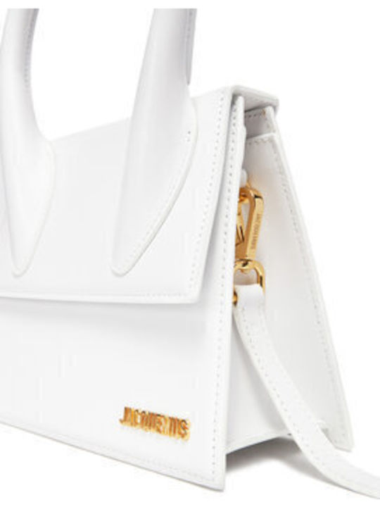 Leder Damentasche Handtasche Weiß