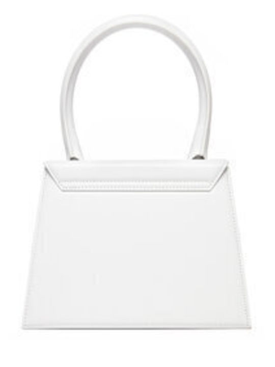 Leder Damentasche Handtasche Weiß
