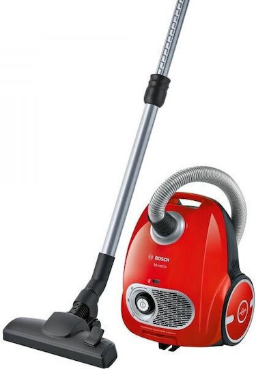 Bosch BGL35MONX Vacuum Cleaner 600W Bagged 4lt Red