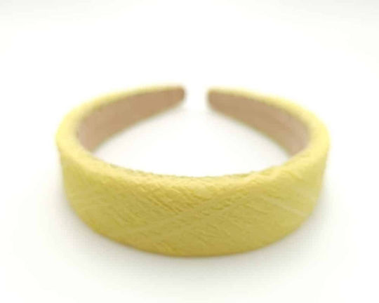 Hair Headband Sponge Padding Yellow