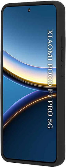 Techsuit Glinth Back Cover Silicone Black (Poco F7 Pro)