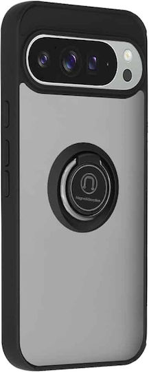 Techsuit Glinth Umschlag Rückseite Silikon Schwarz (Google Pixel 9 Pro XL)