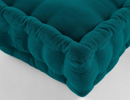 Atmosphera Floor Pillow Twily Douceur D intérieur 100% Cotton Dark Green 50x50cm