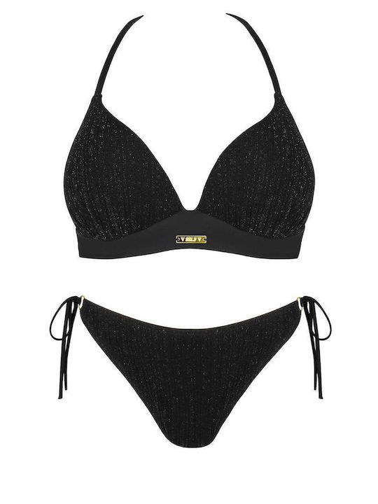 Bikini Τριγωνάκι με Ενίσχυση Black