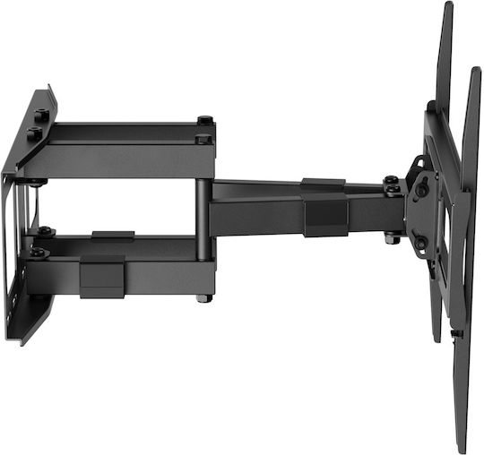 Cabletech UCH0198-3 Βάση Τηλεόρασης Τοίχου με Βραχίονα έως 80"
