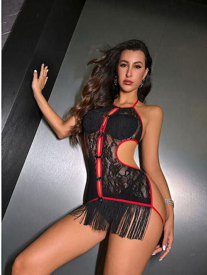 Aph Sexy Outfit Black Red