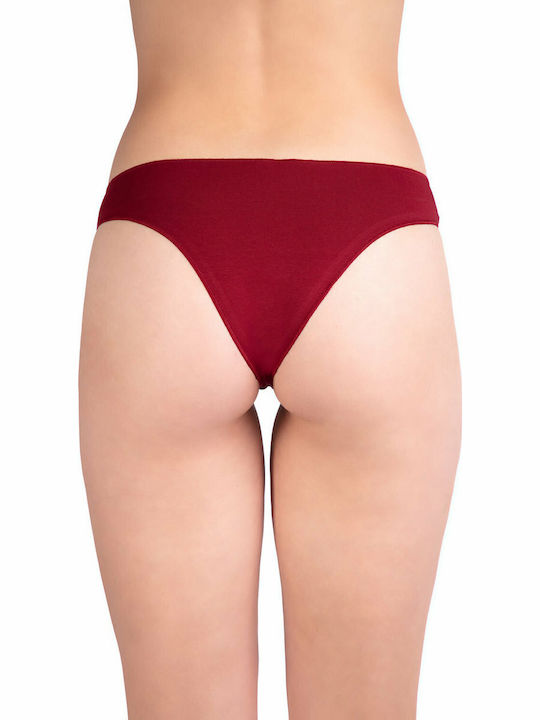 Βαμβακερά Women's Brazil 3Pack Black/burgundy/light brown