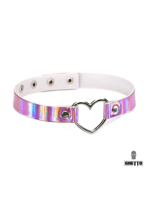 Ghetto Choker με σχέδιο Καρδιά Γαλάζιο