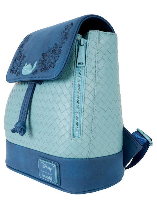 Loungefly Kinder Rucksack Rucksack Blau 22.86cmx11.43cmx26.67cmcm Disney Stitch bestickert Mini Loungefly Kinder Rucksack Rucksack Blau 22.86cmx11.43cmx26.67cmcm Disney Stitch bestickert Mini