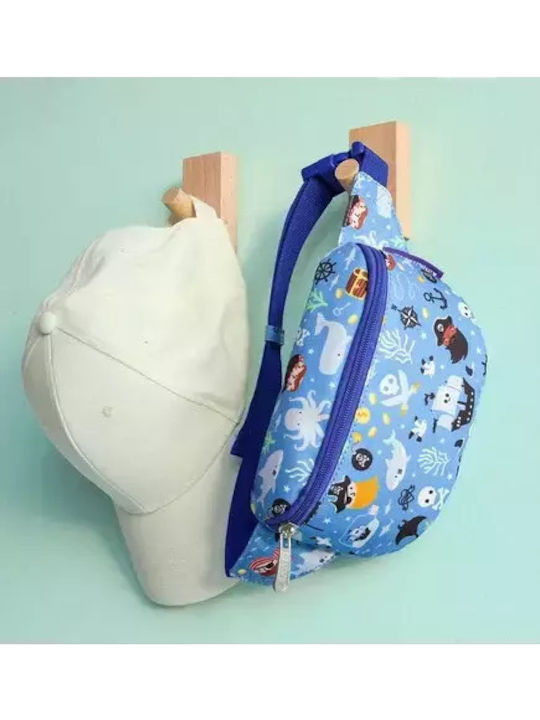A Little Lovely Company Kids Waist Bag Blue 23cmx5cmx13cmcm