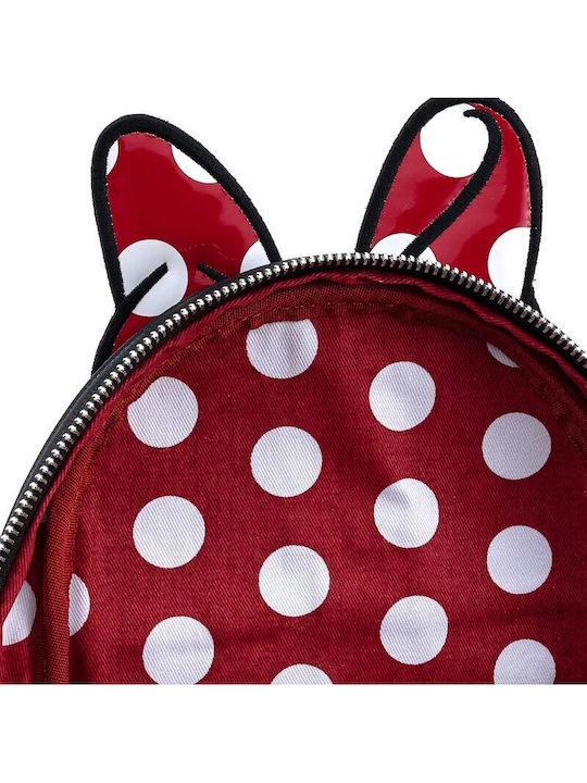 Loungefly Παιδική Τσάντα Πλάτης Μαύρη 26.7x22.9x11.43εκ. Disney Minnie Bow
