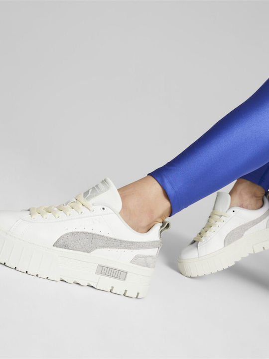 PUMA Mayze Thrifted Flatforms Sneakers Μπεζ