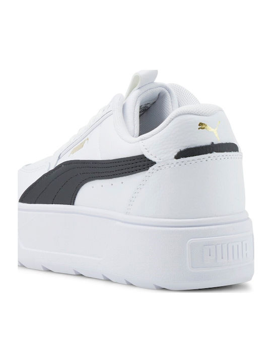 Karmen Rebelle Flatforms Sneakers White