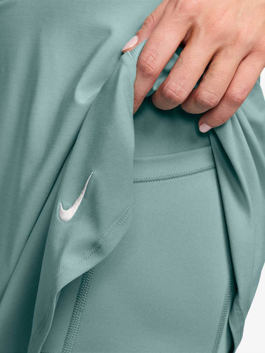 Nike Victory Drifit Flouncy Tennis Skirt FD6528-017 Women's Green Skirt