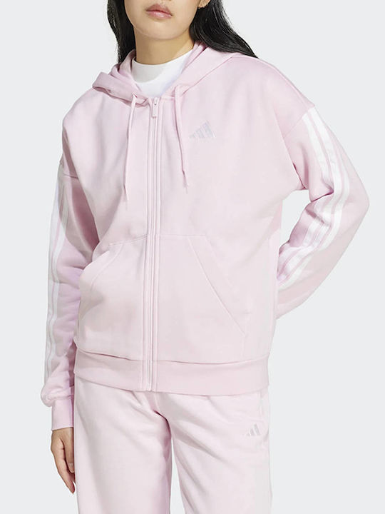 Дамска Суитшърт Жакет Худи Pink