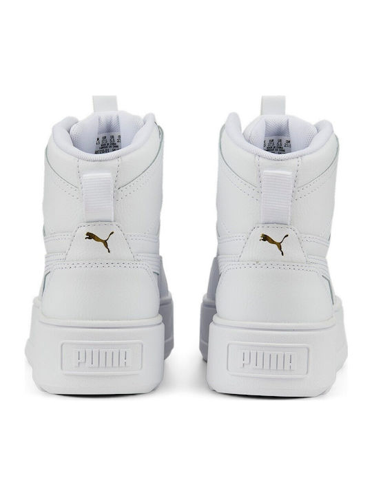 Karmen Rebelle Mid Дамски Платформи Високи Бели
