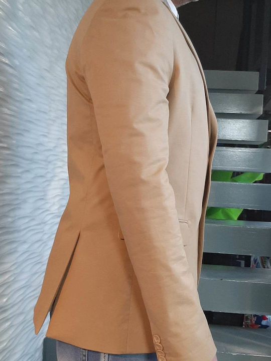Men's Suit Jacket Slim Fit BEIGE