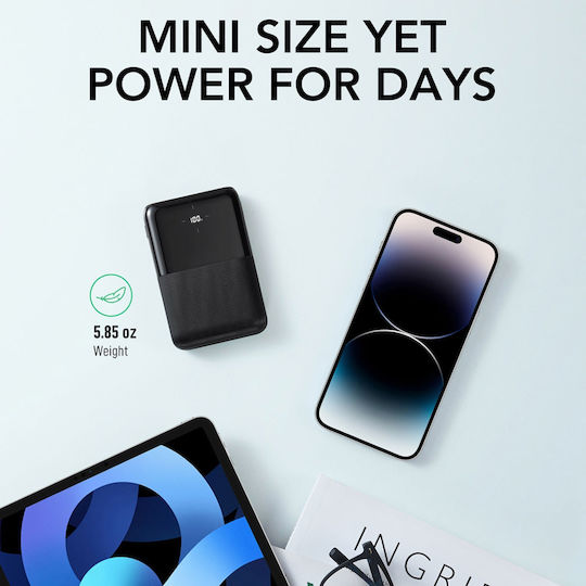 Veger S12 Power Bank 10000mAh 20W με Θύρα USB-A και Θύρα USB-C Power Delivery / Quick Charge 3.0 Λευκό