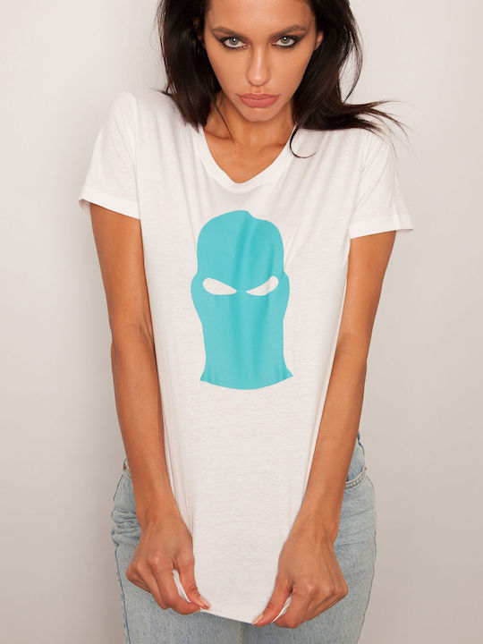 Γυναικείο T-shirt Blue, White