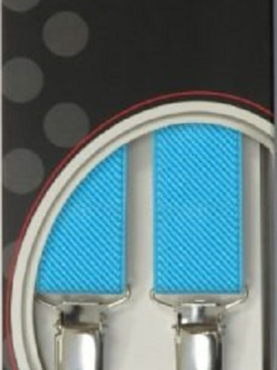 Victoria Monochrome Suspenders 2.5 Cm 62025 4 Clips Grey