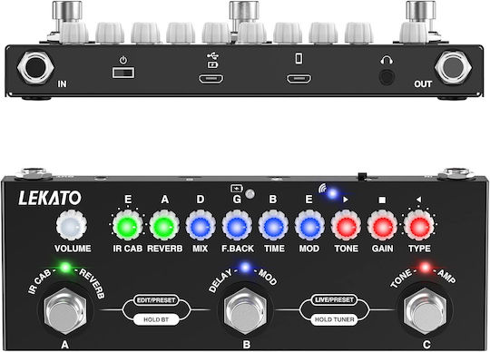 Overdrive 2 X001K4KCJR Pedală Amplificator Corul / Întârziere / Distorsiune / Reverberație Chitară electrică