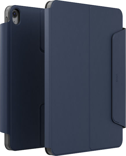 Uniq Rovus Snapmount Magnetic 360 Flip Cover Rotating Durable Navy Blue (iPad Air 11 (M2/M3), iPad Air 10.9)