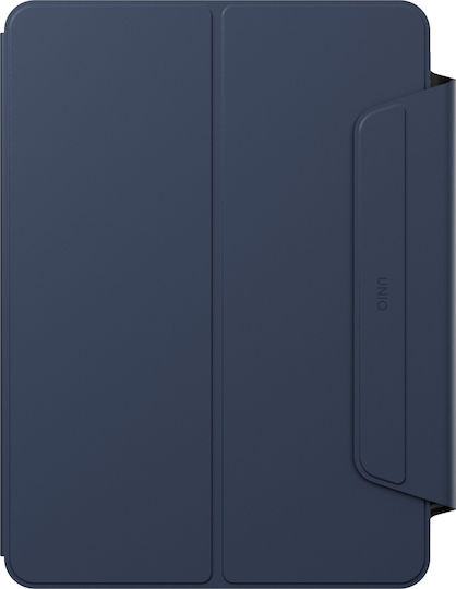 Uniq Rovus Snapmount Magnetic 360 Klappdeckel Drehbar Robust Marineblau (iPad 11 A16 (2025), iPad 10,9 10)