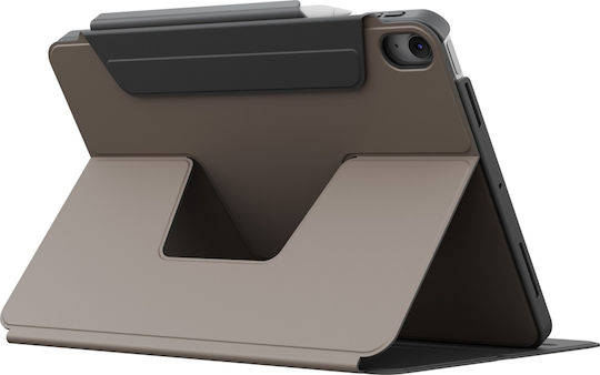 Uniq Rovus Snapmount Magnetic 360 Klappdeckel Drehbar Robust Gray (iPad 11 A16 (2025), iPad 10,9 10)