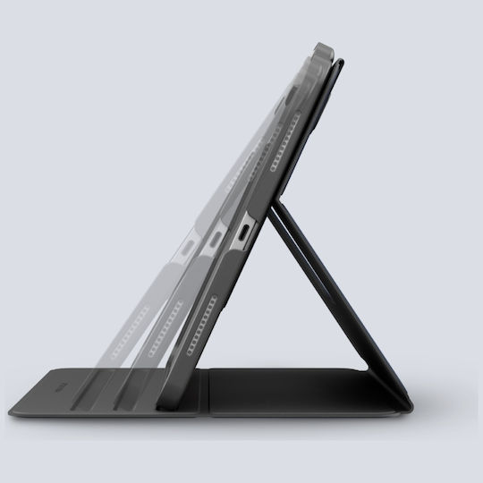Uniq Rovus Snapmount Magnetic 360 Flip Cover Περιστρεφόμενη Ανθεκτική Μαύρη (iPad Pro 11 M4 (2024))