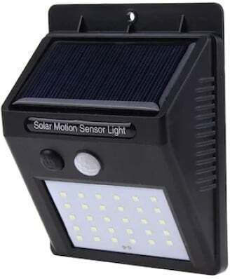 Montat pe perete Lampă Solară 0.55W cu Senzor de Mișcare IP65