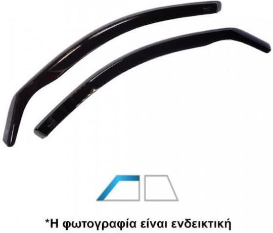 Heko Set of Windbreakers Front Car Dark Fime for Hyundai IONIQ 2022+ 2pcs