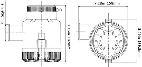 Seaflo Bilge Pump 17860 Liters Per Hour 4700 Gph 12