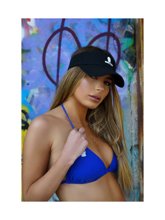 Ghetto Visor Hat Black