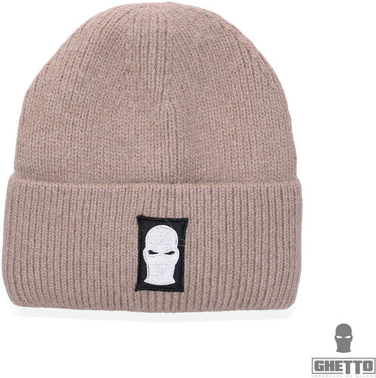 Beanie Unisex Căciulă Tricotat în culoarea Bej