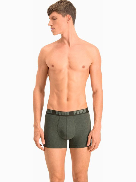 Basic Мъжки боксерки Khaki 2Опаковка