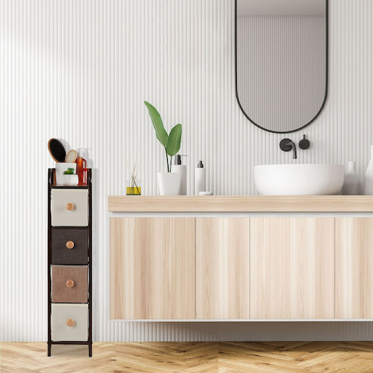 Relaxdays Баня Кабинет Ширина84.5xДължина20xВисочина49.5см Многоцветен