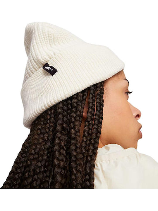 Classics Beanie Unisex Beanie Knitted in Ecru color