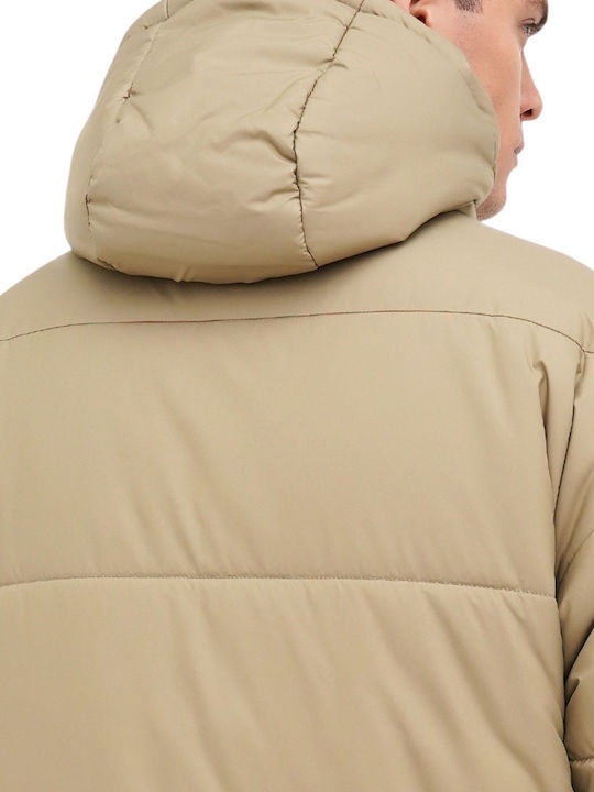 Geci Bărbați Puffer Bej