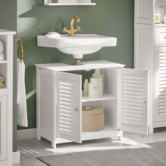 SoBuy Waschtisch ohne Waschbecken L60xB58xH35cm White