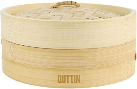 Καλάθι Ατμού Μπαμπού Quttin Διάμετρος 20 Cm