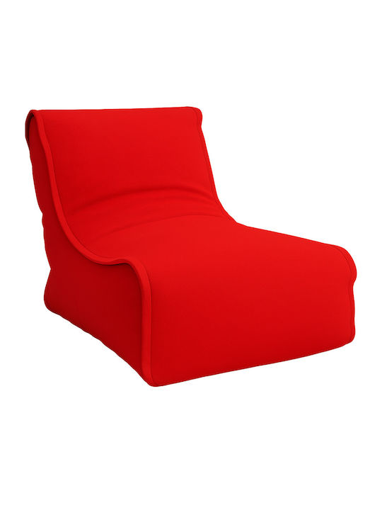 Bean Bag Chair Poof Red