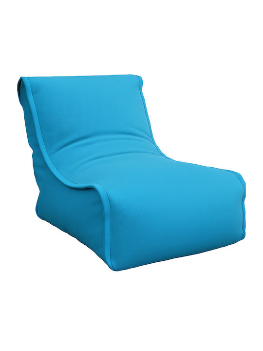 Bean Bag Chair Poof Blue