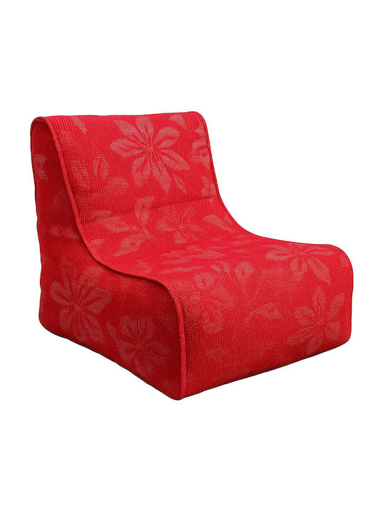 Bean Bag Chair Poof Red