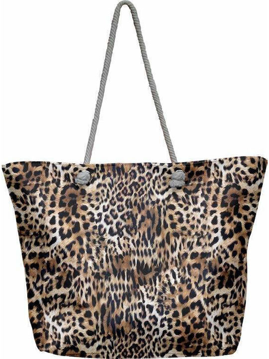 Miami Beach Fabric Beach Bag Brown Miami Beach Fabric Beach Bag Brown