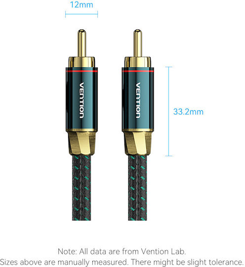 Vention Audio Digital Coaxial RCA Cable 2.0m Bctgh