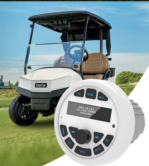 Digital IQ Boat Sound System 4x Waterproof with Bluetooth / AUX / USB White