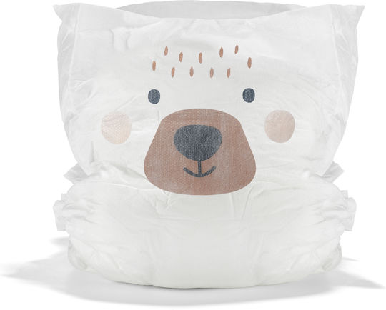 Kit & Kin Scutece cu bandă adezivă Eco-Friendly Hypoallergenic Nr. 3 pentru 6-10kg 32buc