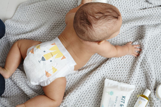 Kit & Kin Scutece cu bandă adezivă Eco Hypoallergenic Nr. 4 pentru 9-14kg 32buc