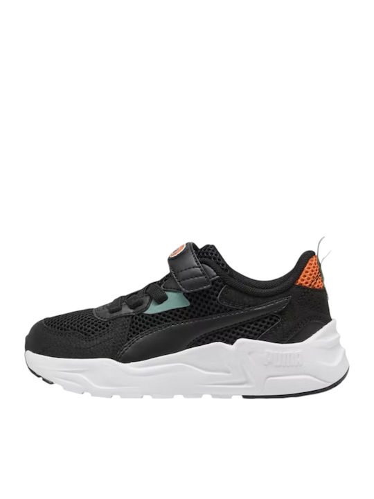 Trinity Lite Παιδικά Sneakers Ανατομικά με Σκρατς Μαύρα 400660-02