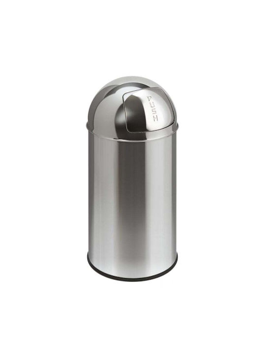 Eko Waste Bin Waste made of Stainless Steel Silver 40lt 1pcs